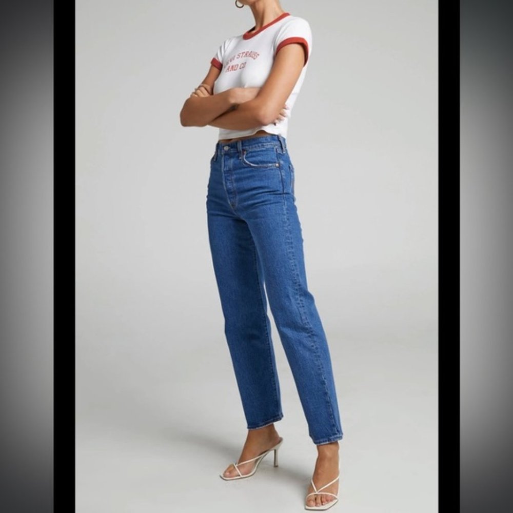 ❗️SOLD❗️Levi’s Ribcage Striaght Jeans Size 26 - Picture 2 of 12